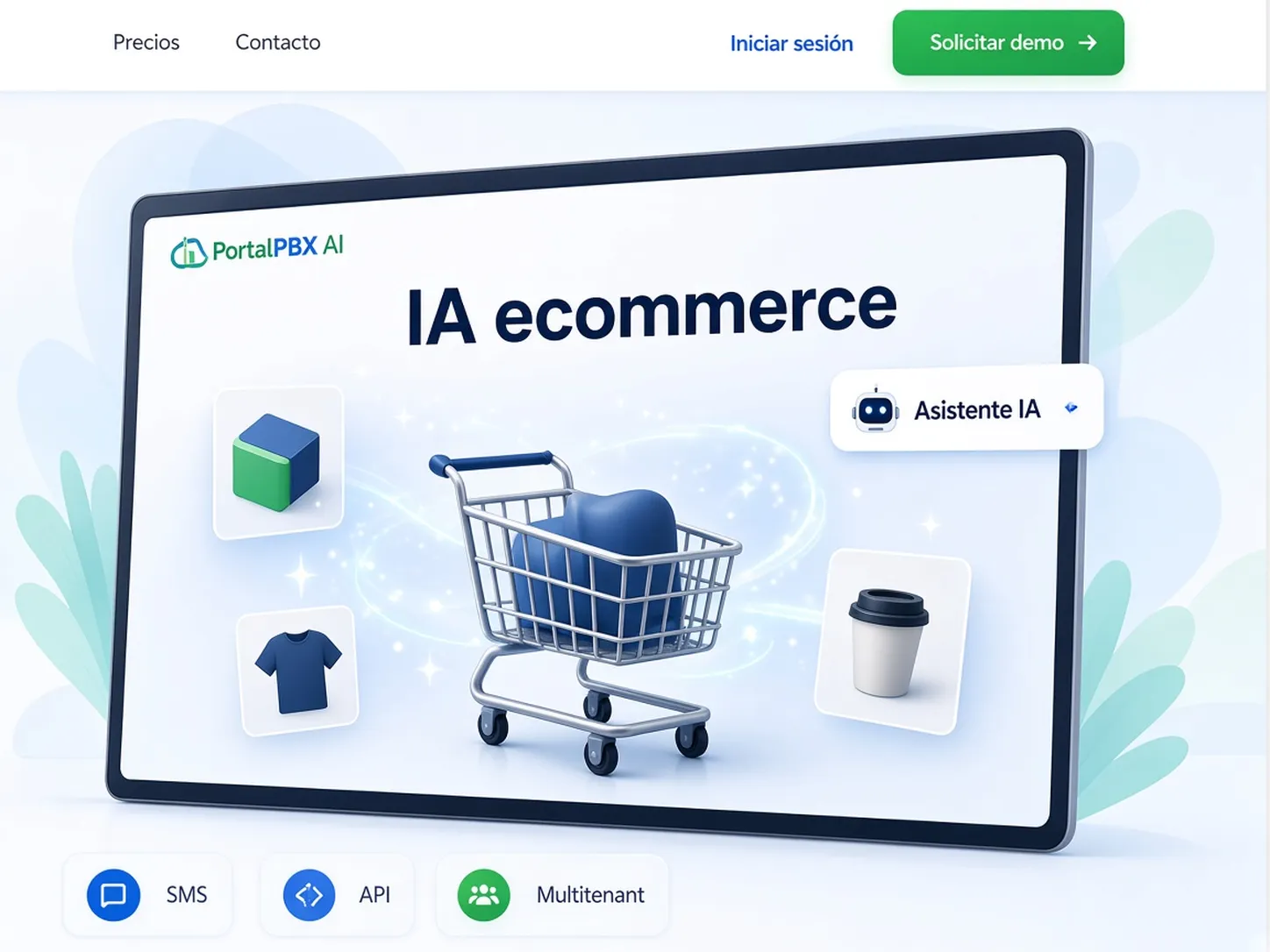 Ilustración de IA aplicada al comercio electrónico