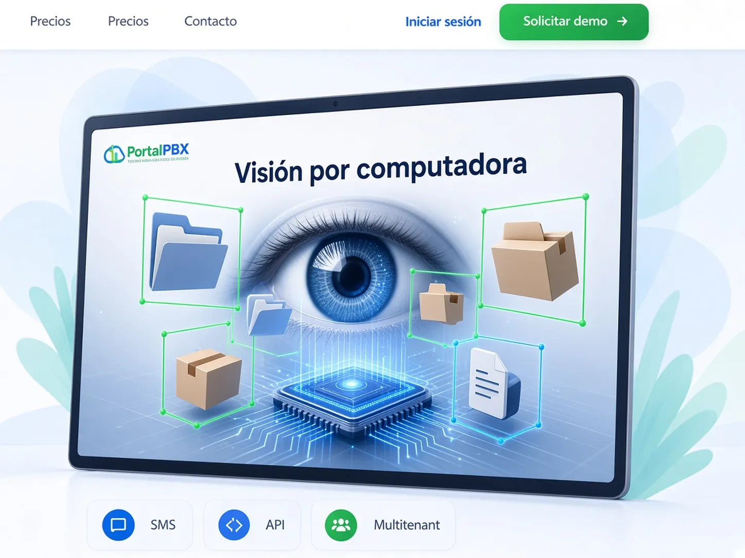 Ilustración de visión por computadora